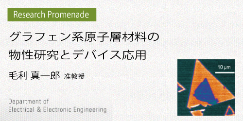 グラフェン系原子層材料の物性研究とデバイス応用、ファンデルワールスエピタキシー