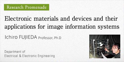 Electronic materials and devices and their applications for image information systems