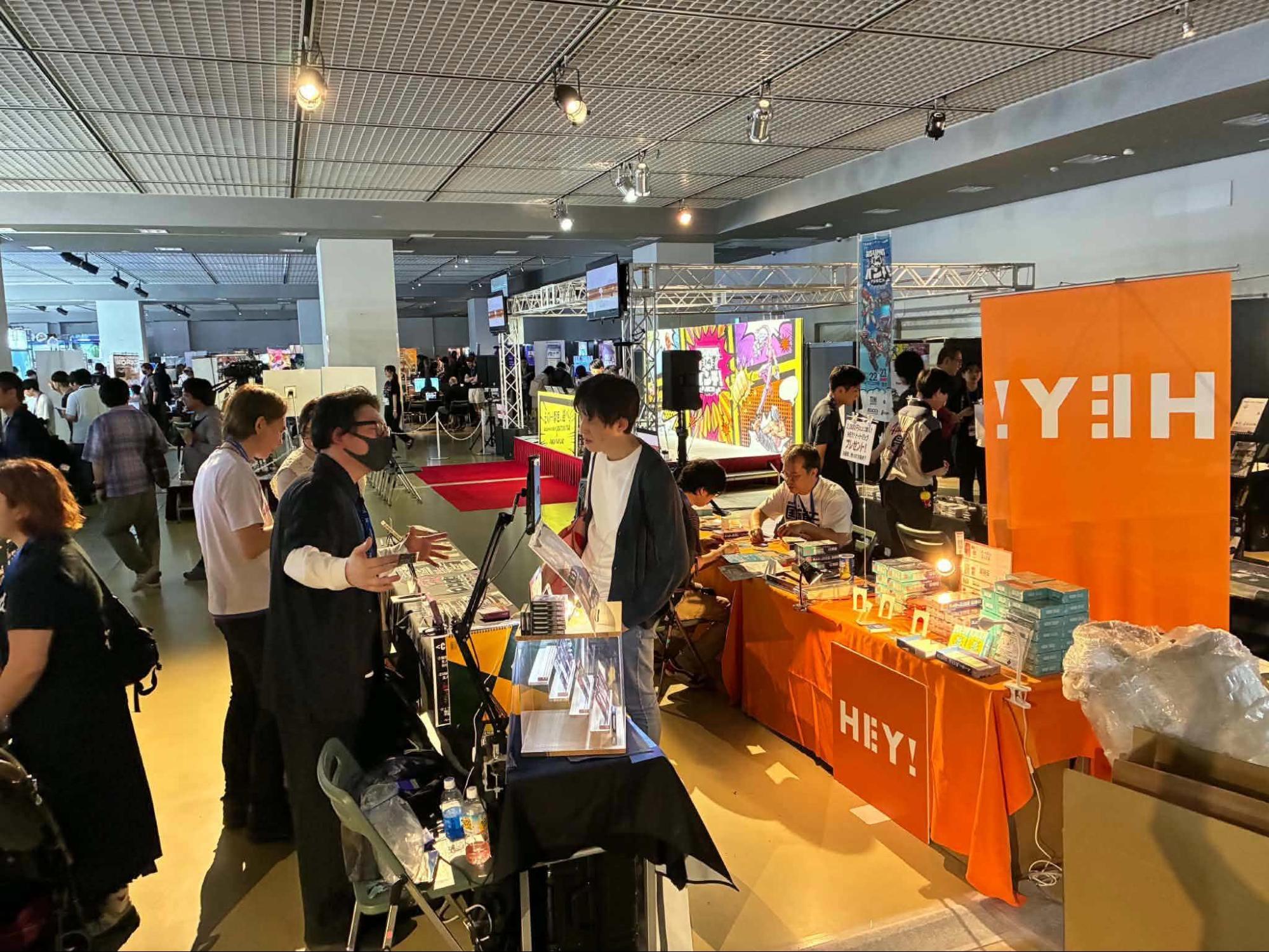 HEY!の出展ブース
