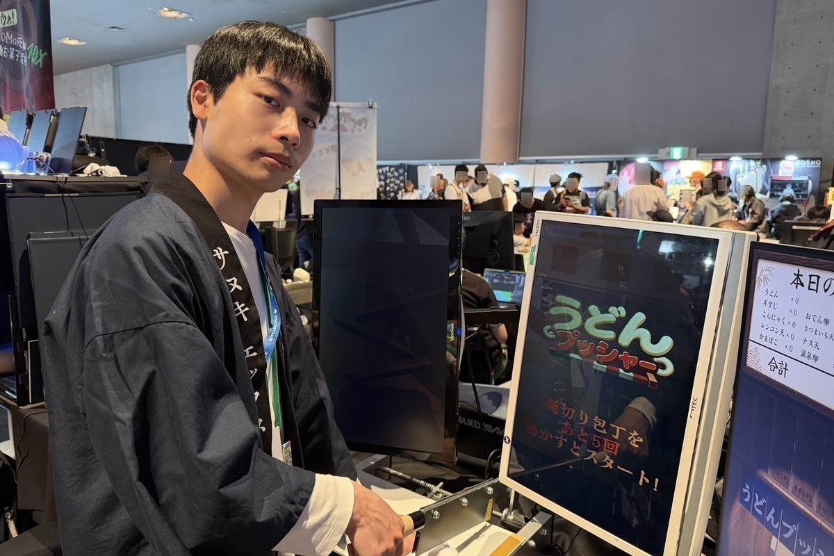 うどんプッシャー開発者のりゅうせい氏