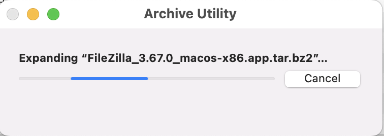 progress bar example