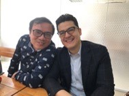 Dr. Jordi with Prof. Quang