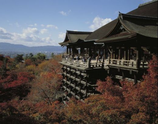 KIYOMIZU-DERA (A Buddhist Temple)